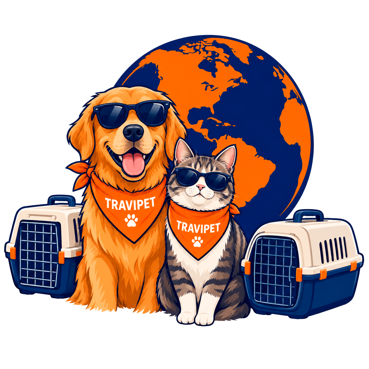 Mascota viajando segura en avión